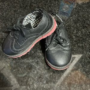 Carters Black Dress Shoes with Red Bottoms